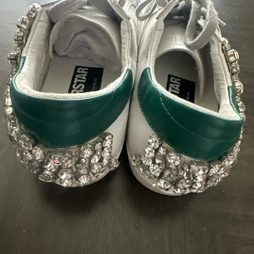 Golden Goose Super Star Rhinestones Embolished  Sneakers Size 40